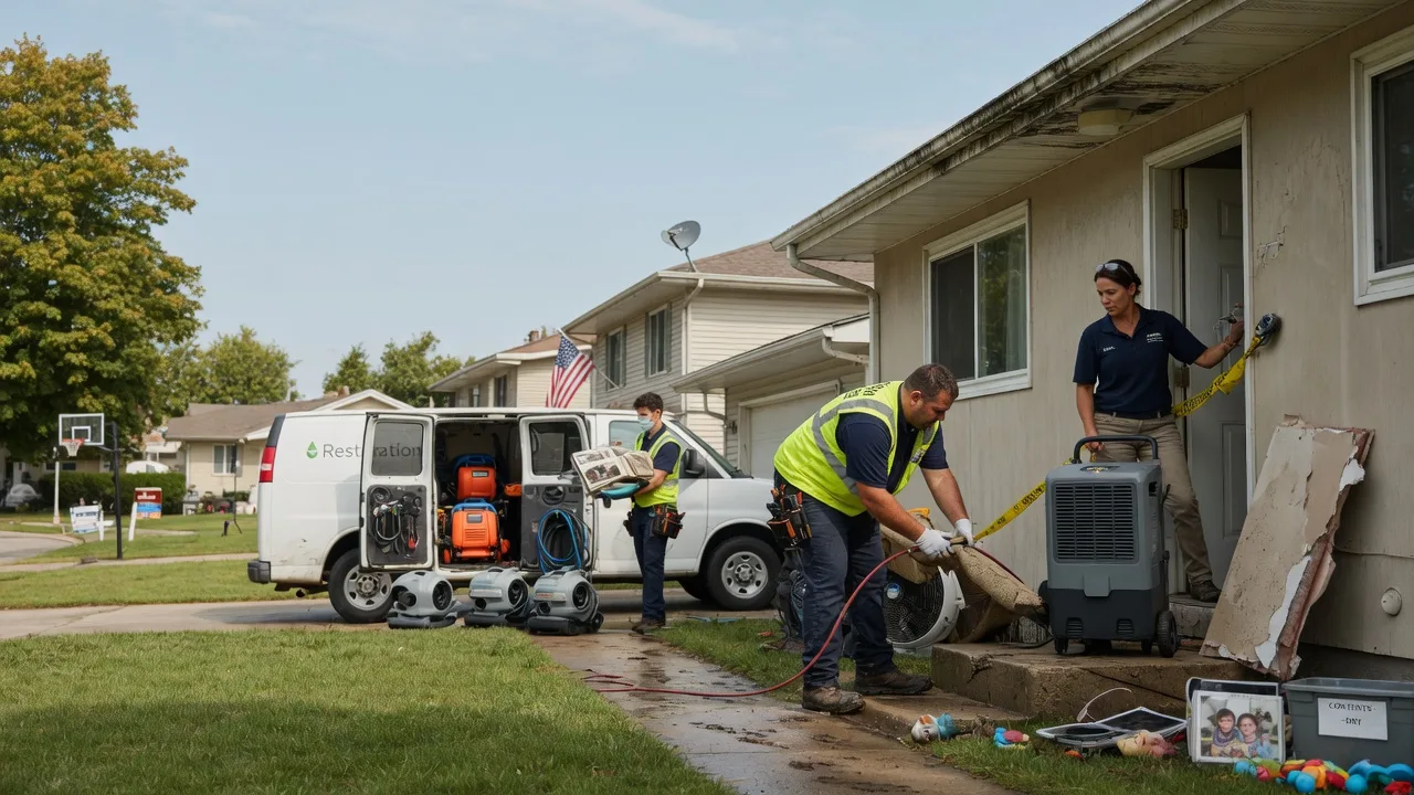 Water Damage Restoration in Brutus, MI near me
